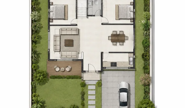Featured Image of Prestige Pulimamidi 40x60 Plot Plan